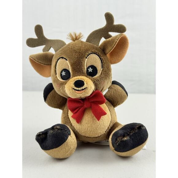Disney Parks Wishables Christmas Reindeer Mini 5" Plush Stuffed Animal - Picture 1 of 6